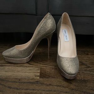 Jimmy Choo platform heels. EUC. Worn 2x!!!